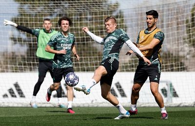 entrenamiento del real madrid