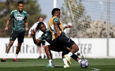 entrenamiento del real madrid