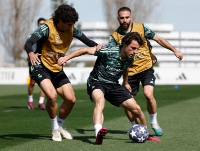 entrenamiento del real madrid