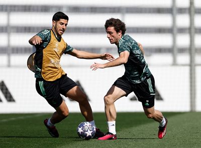 entrenamiento del real madrid