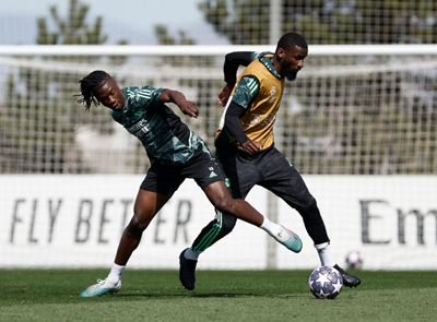 entrenamiento del real madrid