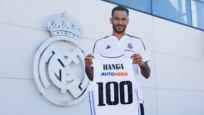 Hanga makes his 100th Real Madrid appearance