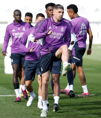 entrenamiento del real madrid