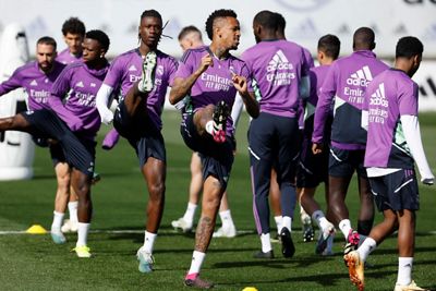 entrenamiento del real madrid
