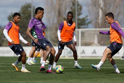 entrenamiento del real madrid