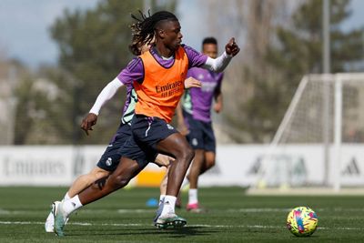 entrenamiento del real madrid
