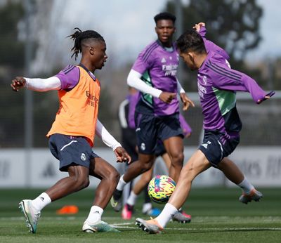 entrenamiento del real madrid