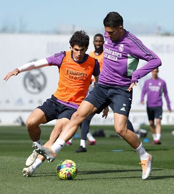 entrenamiento del real madrid