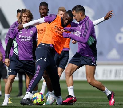 entrenamiento del real madrid