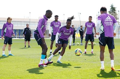 entrenamiento del real madrid