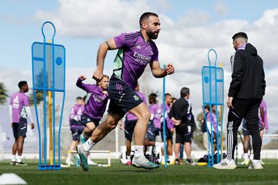 entrenamiento del real madrid