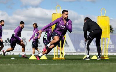entrenamiento del real madrid