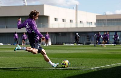 entrenamiento del real madrid