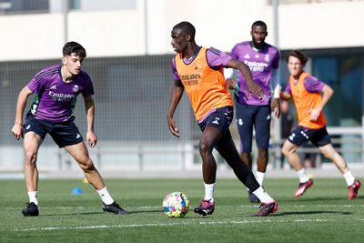 entrenamiento del real madrid