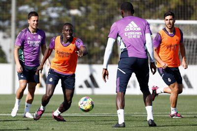 entrenamiento del real madrid