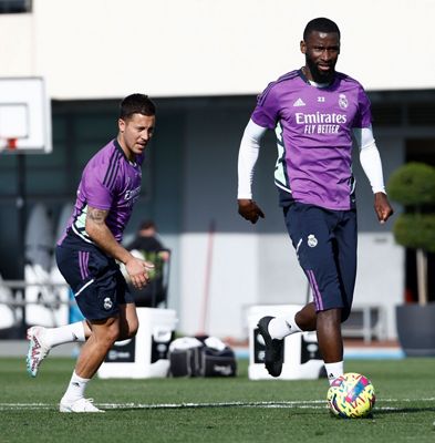 entrenamiento del real madrid