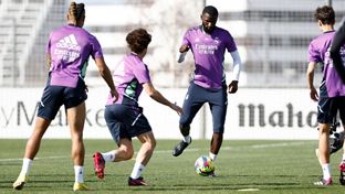 Treino na Cidade Real Madrid