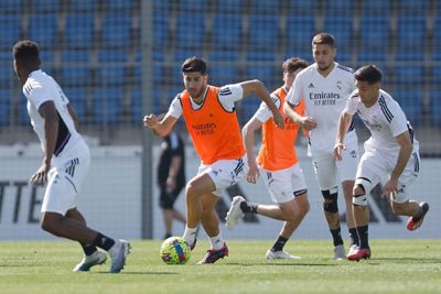 entrenamiento del real madrid