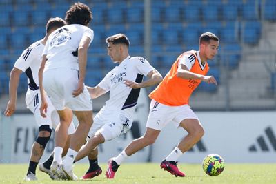 entrenamiento del real madrid