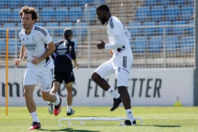 entrenamiento del real madrid