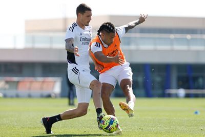 entrenamiento del real madrid