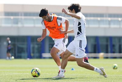 entrenamiento del real madrid