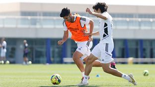 Training mit Real Madrid Castilla