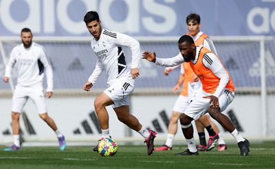 entrenamiento del real madrid