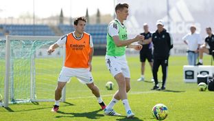 Premier entraînement de la semaine à la Ciudad Real Madrid