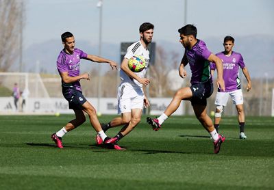 entrenamiento del real madrid