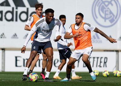 entrenamiento del real madrid