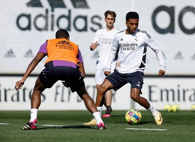 entrenamiento del real madrid