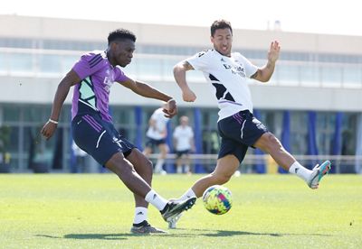 entrenamiento del real madrid