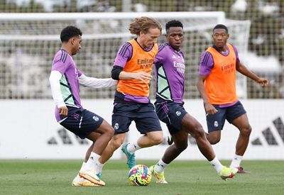 entrenamiento del real madrid