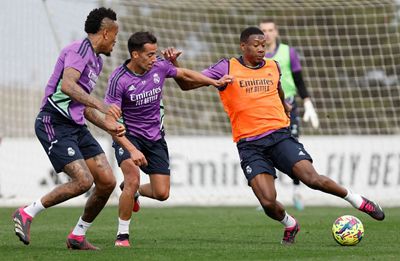 entrenamiento del real madrid