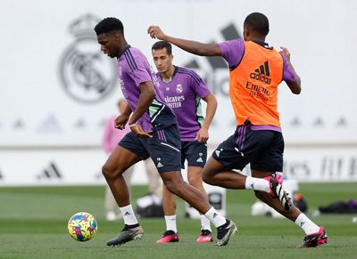 entrenamiento del real madrid