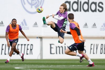 entrenamiento del real madrid