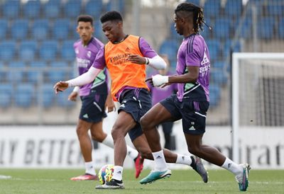 entrenamiento del real madrid