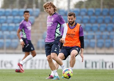 entrenamiento del real madrid
