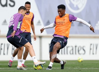 entrenamiento del real madrid