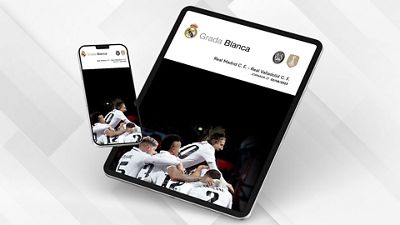 El 'Grada Blanca' del Real Madrid-Valladolid