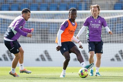 entrenamiento del real madrid
