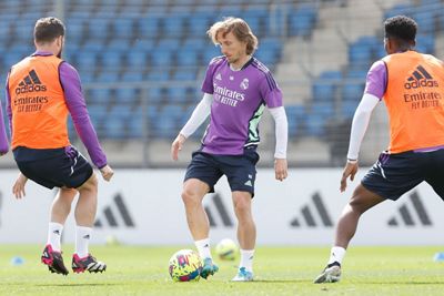 entrenamiento del real madrid