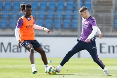 entrenamiento del real madrid