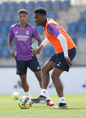 entrenamiento del real madrid