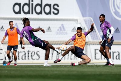 entrenamiento del real madrid