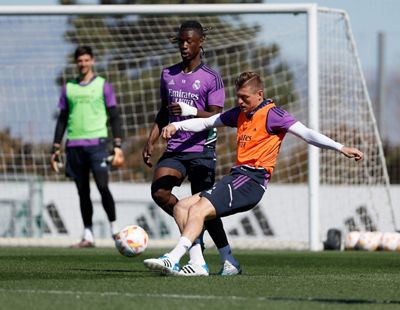 entrenamiento del real madrid