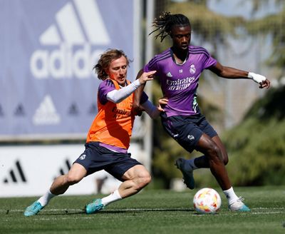 entrenamiento del real madrid