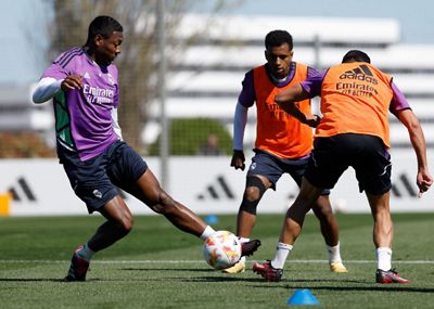 entrenamiento del real madrid