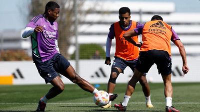 Letzte Trainingseinheit vor dem Clásico des Königspokals